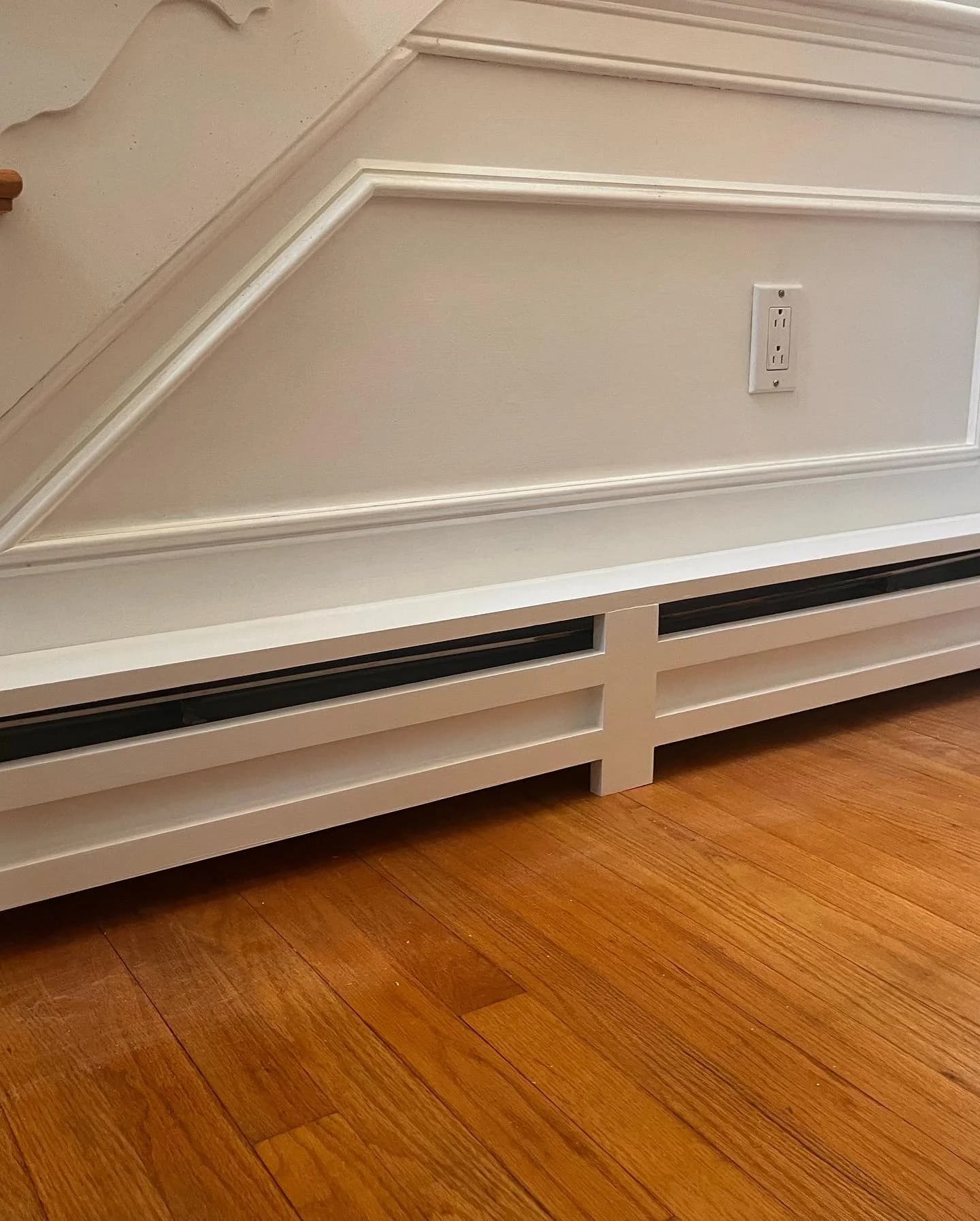 Custom baseboard cover