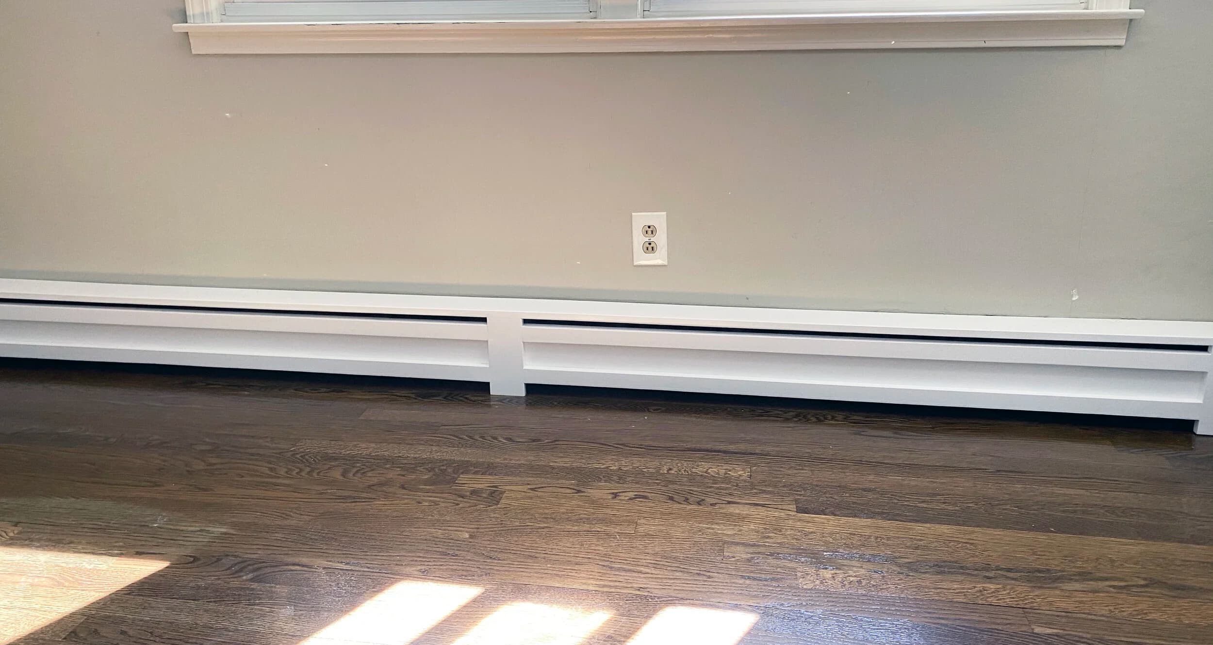 Custom baseboard cover