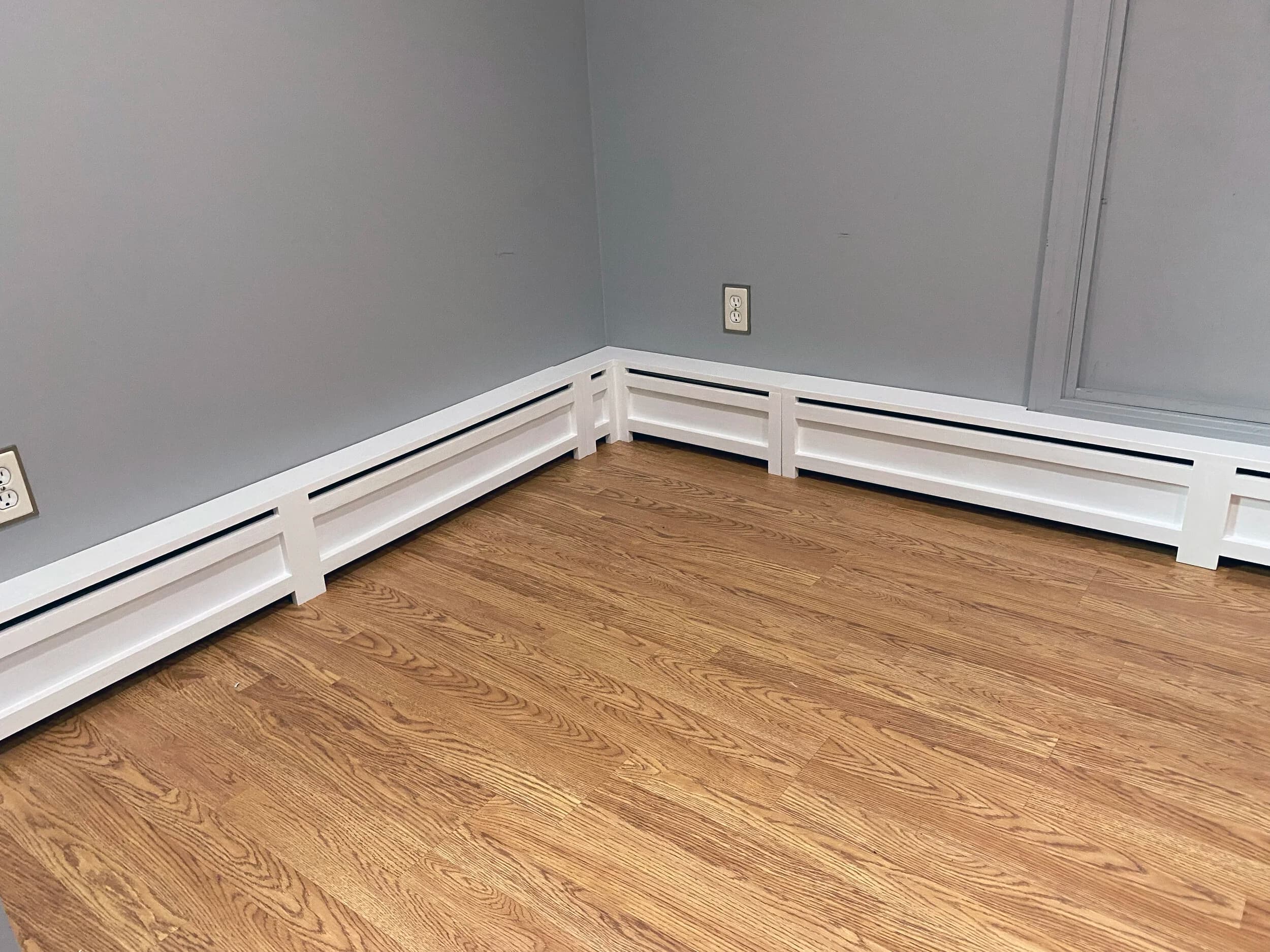 Custom baseboard cover