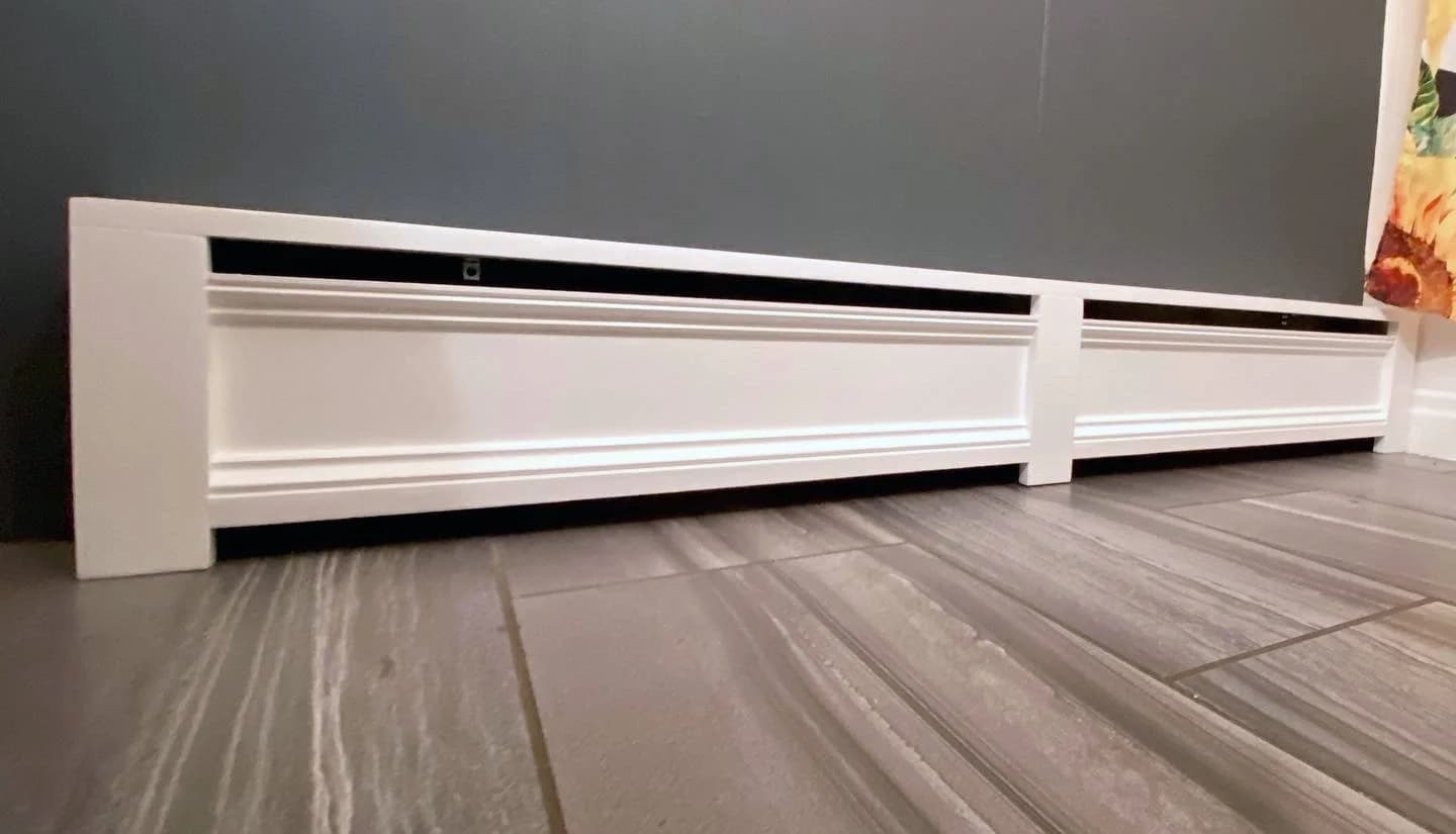 Custom baseboard cover