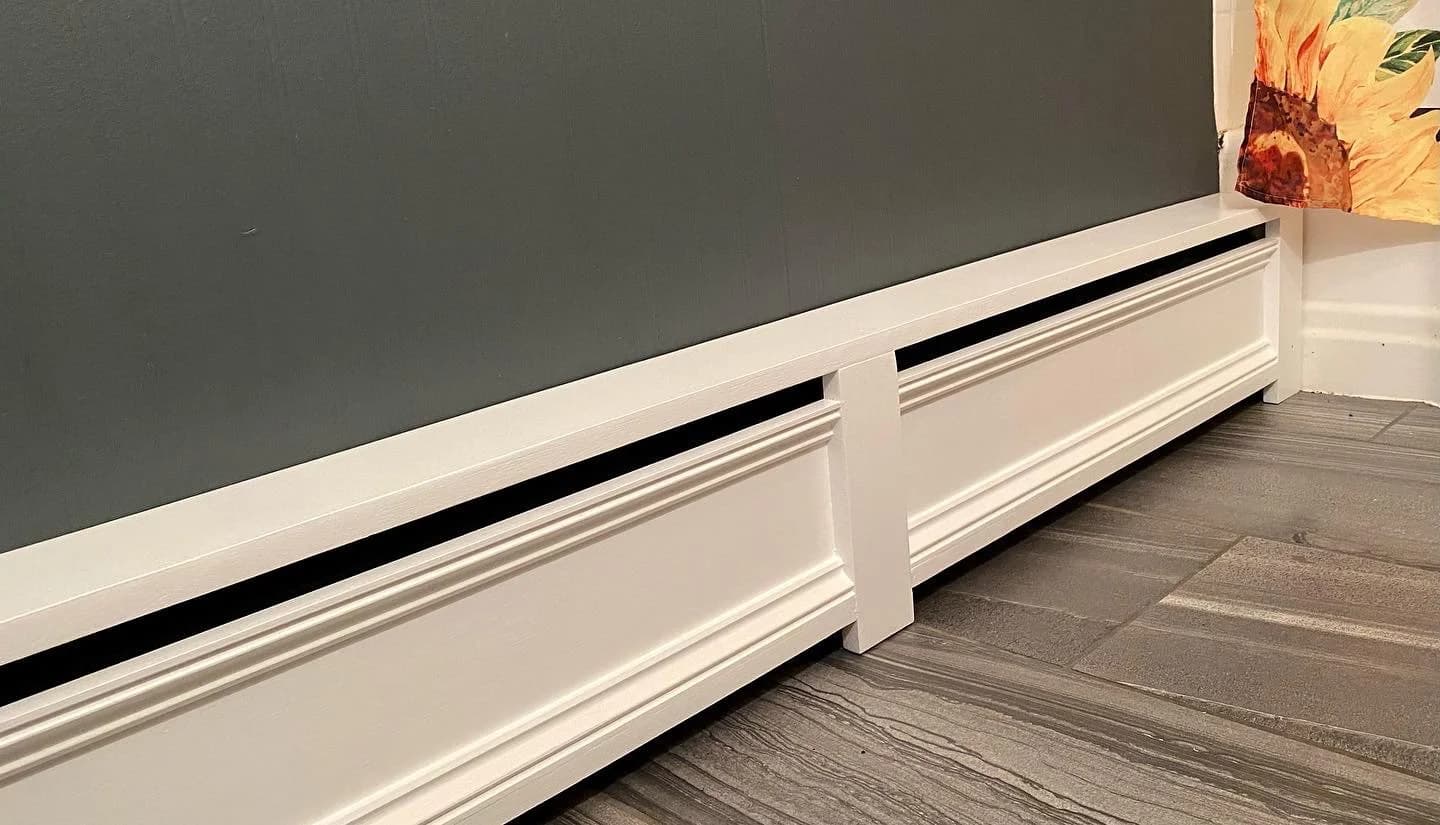 Custom baseboard cover