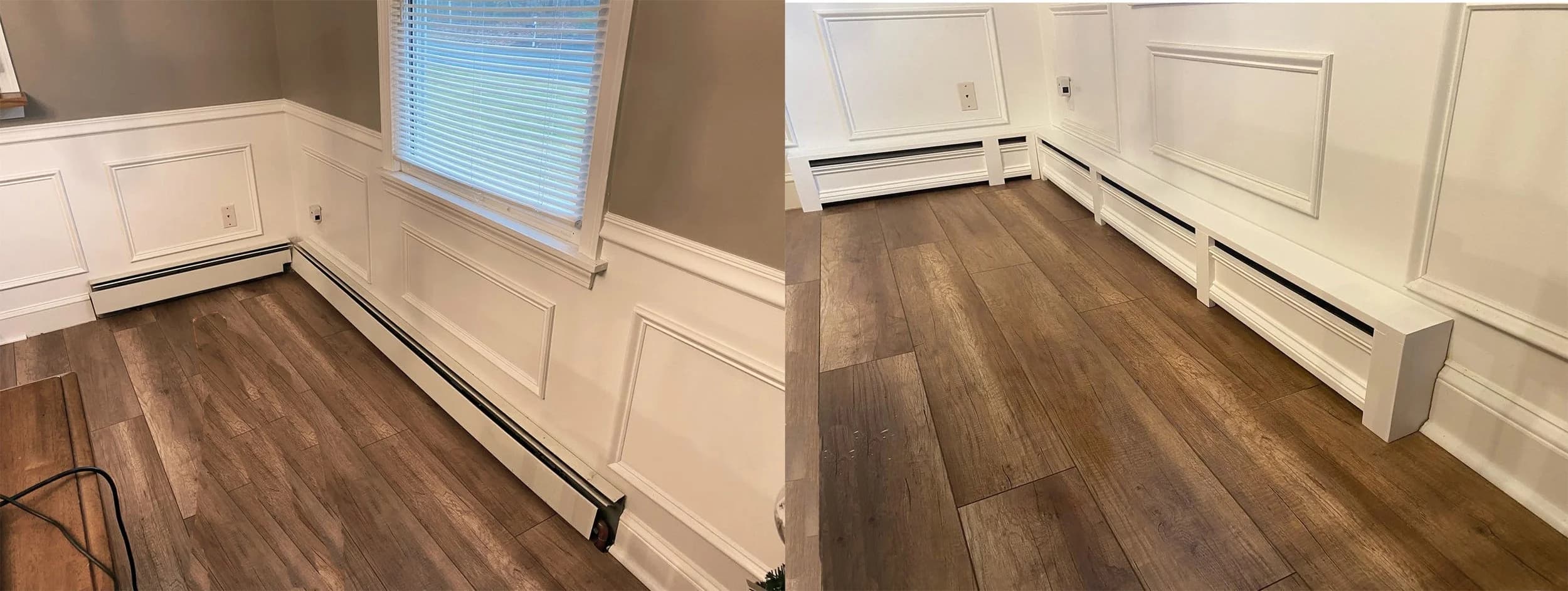 Custom baseboard cover