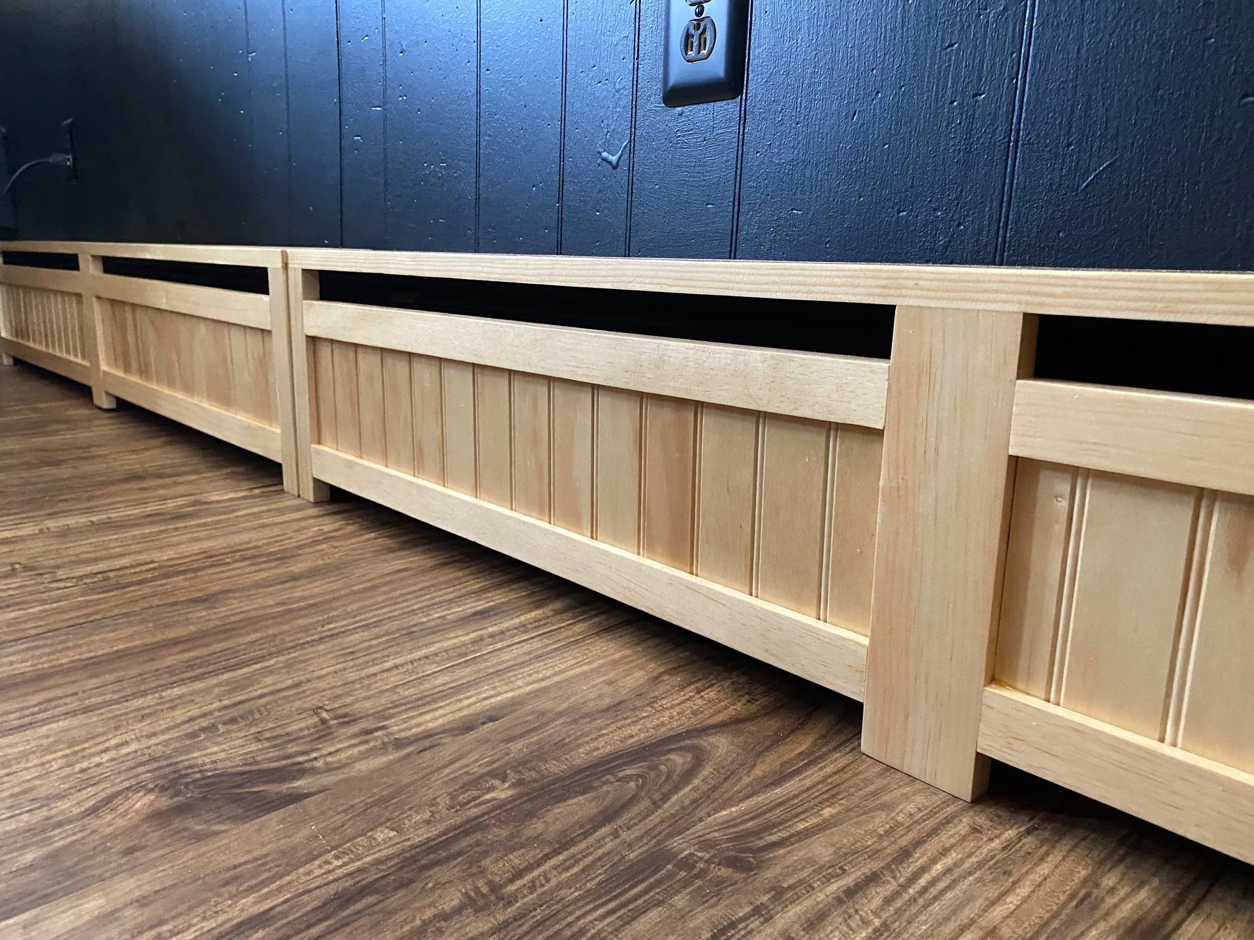 Custom baseboard cover