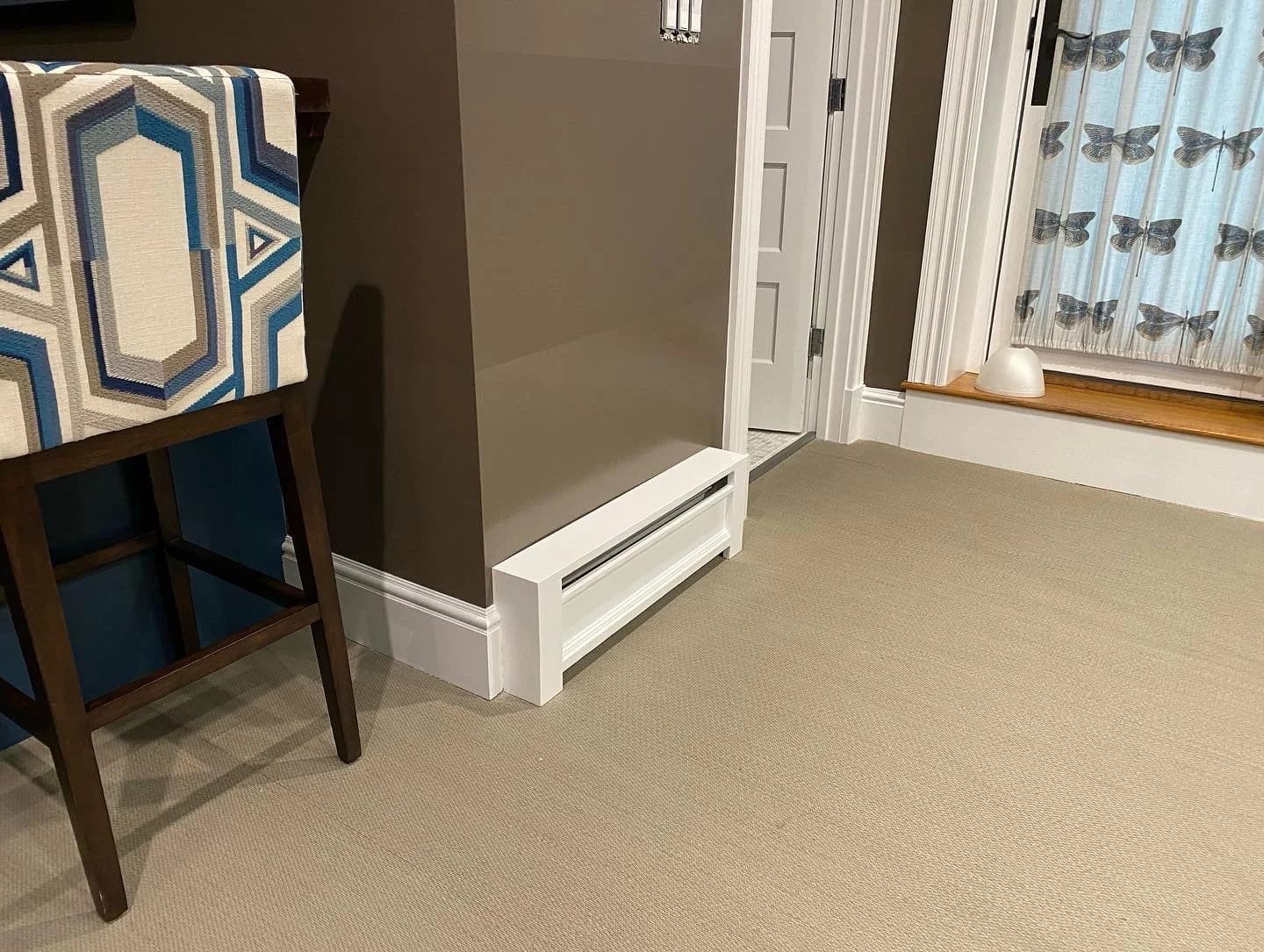 Custom baseboard cover