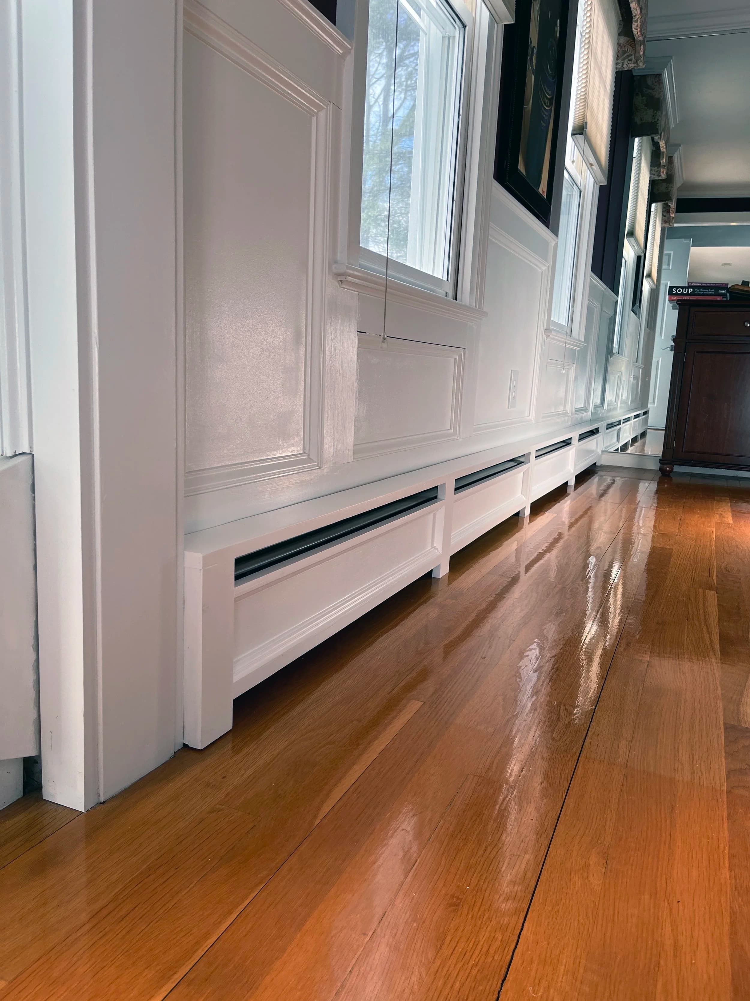 Custom baseboard cover