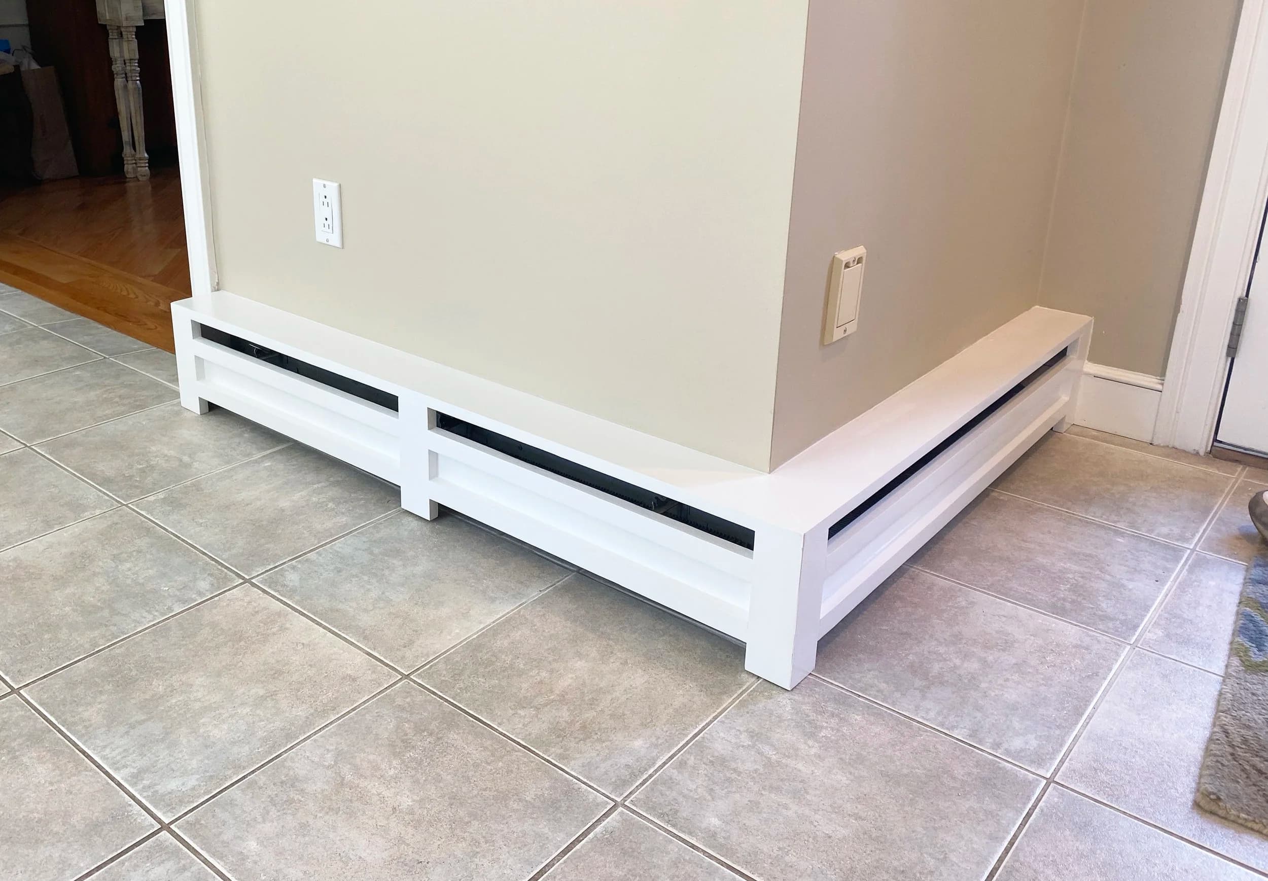Custom baseboard cover