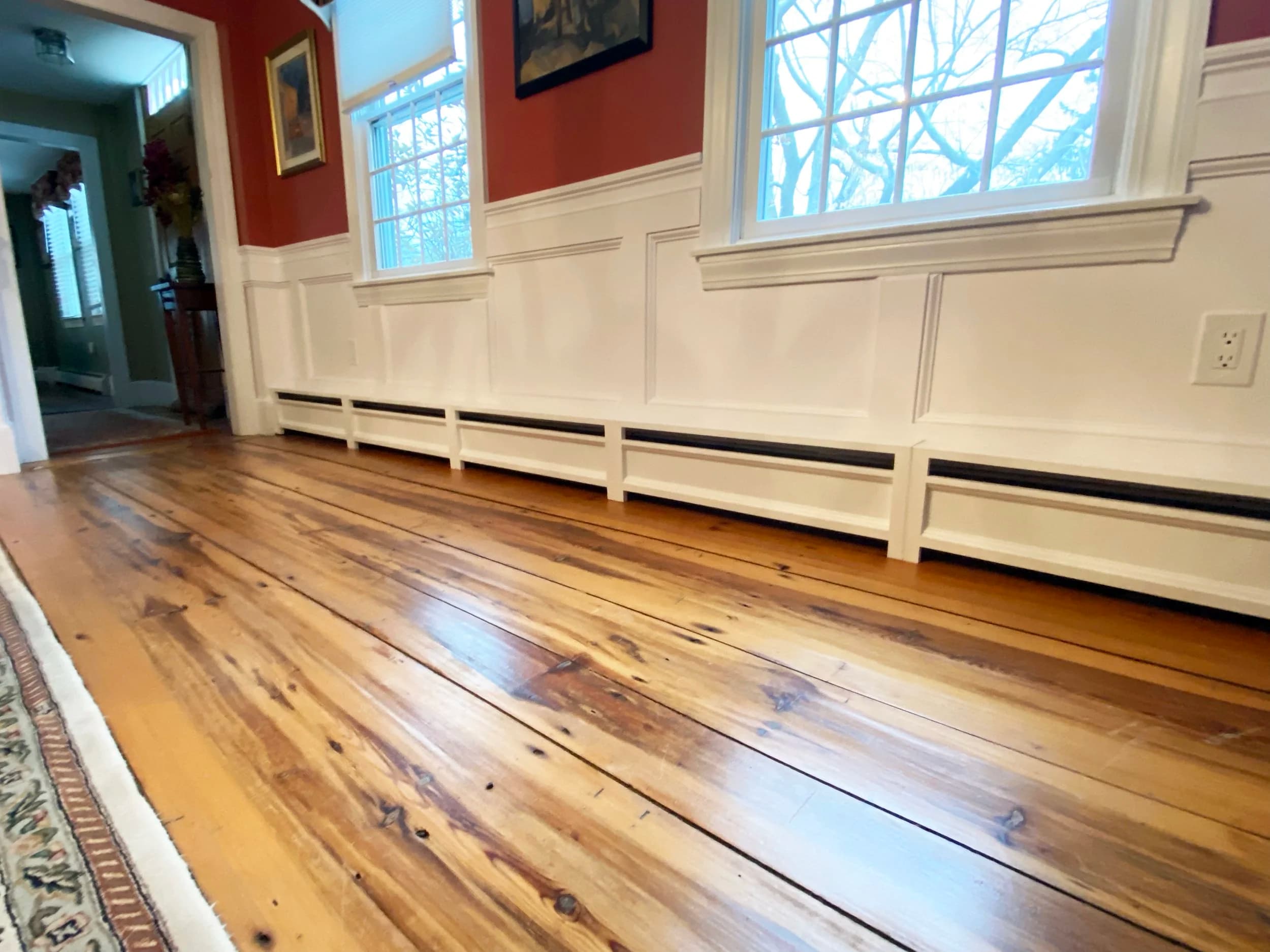 Custom baseboard cover