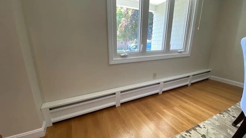 Custom baseboard cover