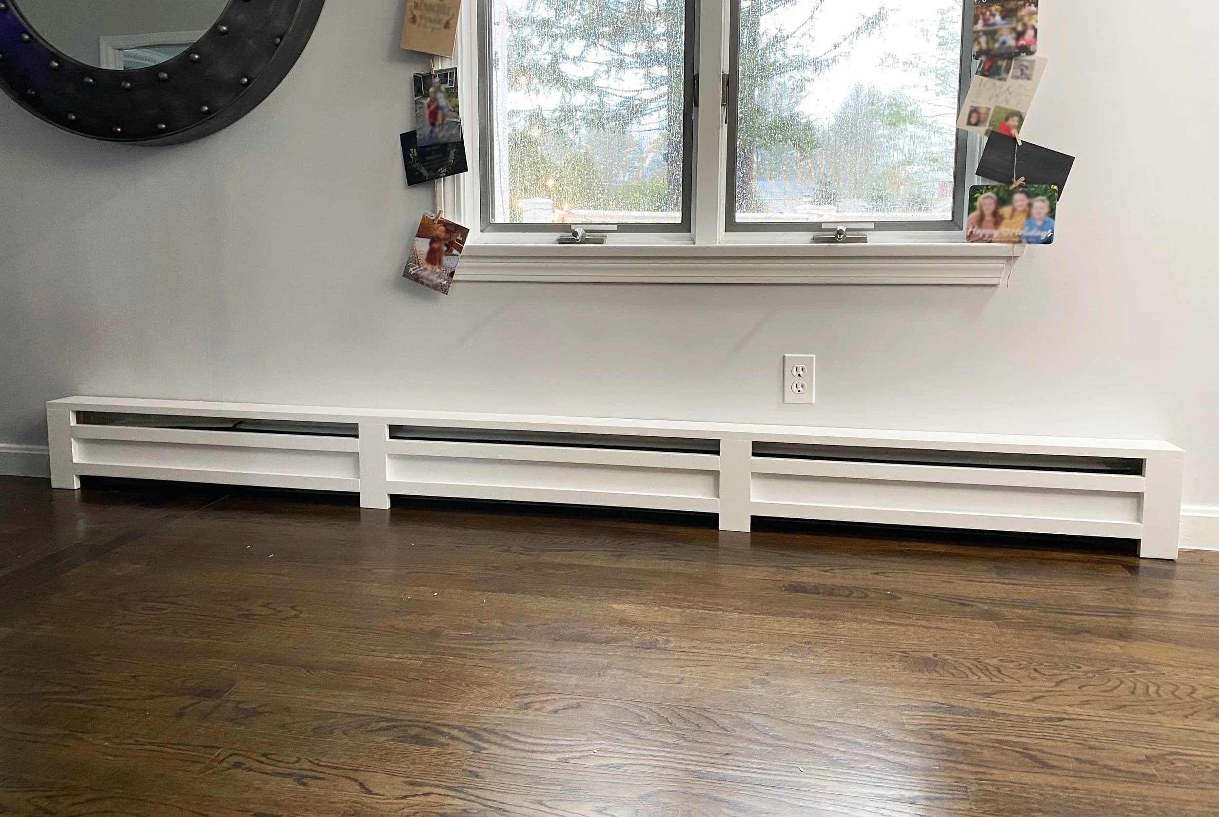 Custom baseboard cover