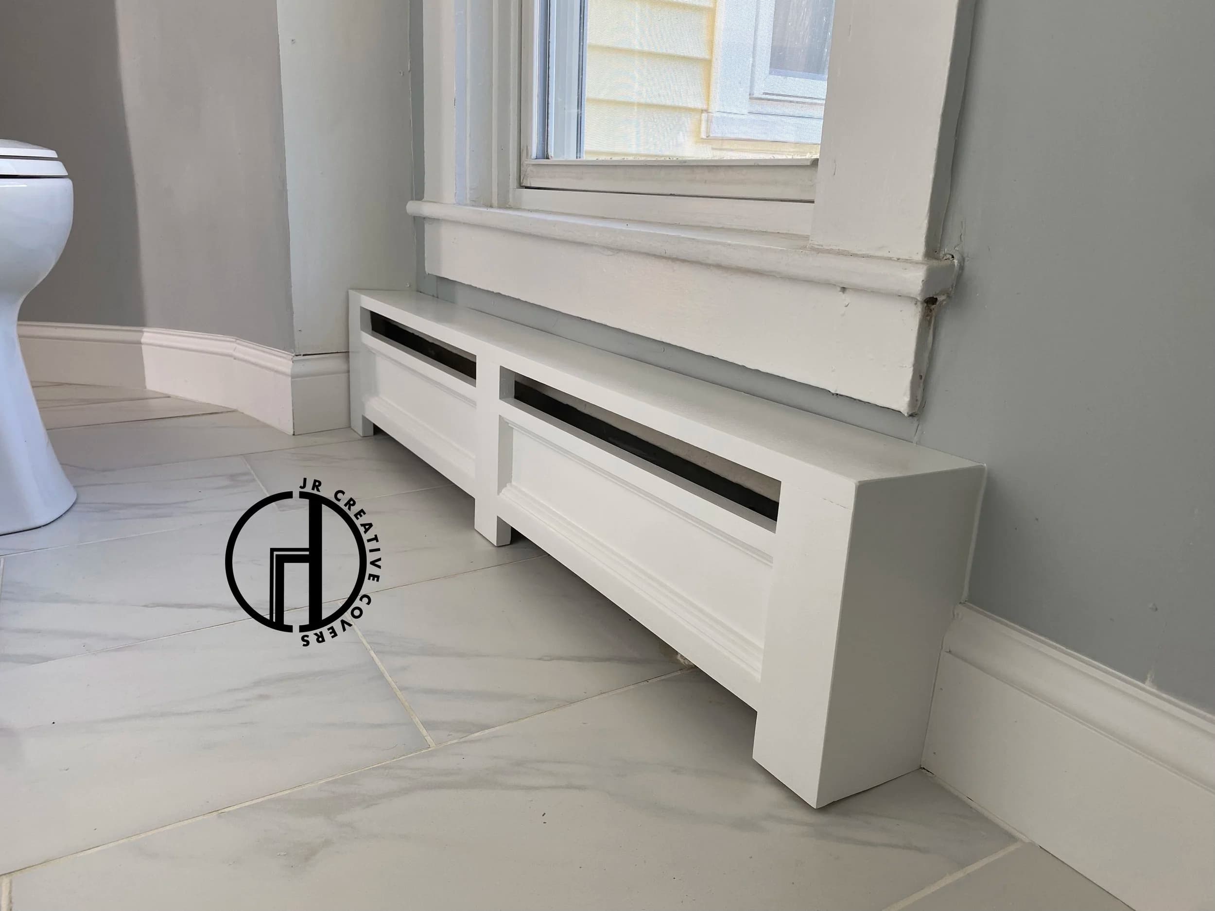 Custom baseboard cover
